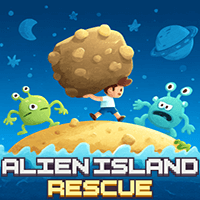 Alien Island Rescue Icon