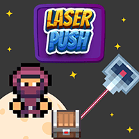 Laser Push Icon