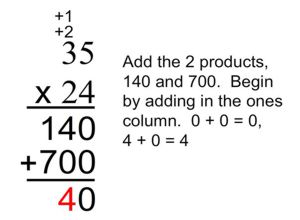 Multiplying by a 2 Digit Number Video pic